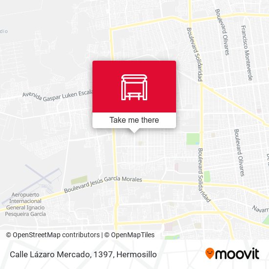 Calle Lázaro Mercado, 1397 map