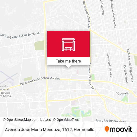 Avenida José María Mendoza, 1612 map
