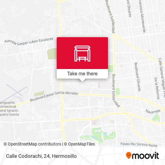 Mapa de Calle Codorachi, 24