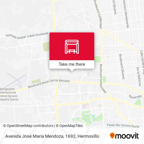 Avenida José María Mendoza, 1692 map