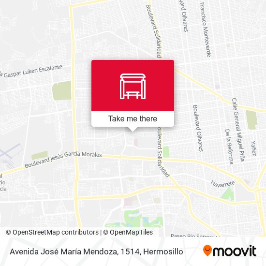 Avenida José María Mendoza, 1514 map
