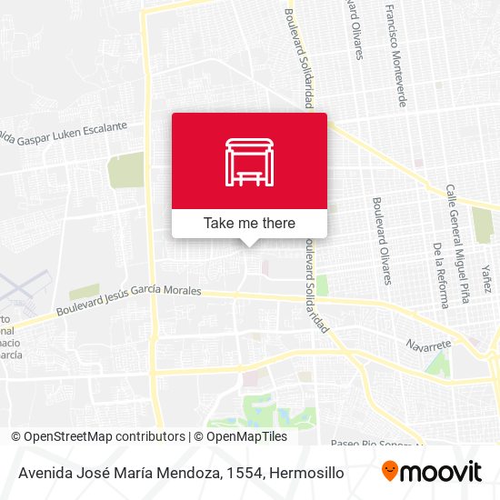 Avenida José María Mendoza, 1554 map