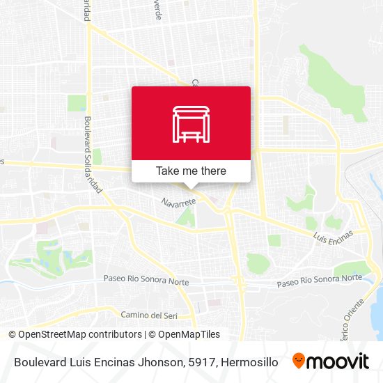Boulevard Luis Encinas Jhonson, 5917 map