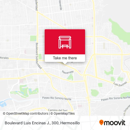 Mapa de Boulevard Luis Encinas J., 300