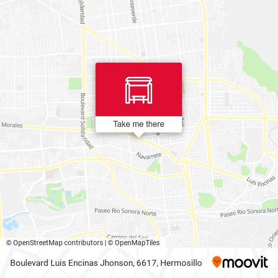 Mapa de Boulevard Luis Encinas Jhonson, 6617