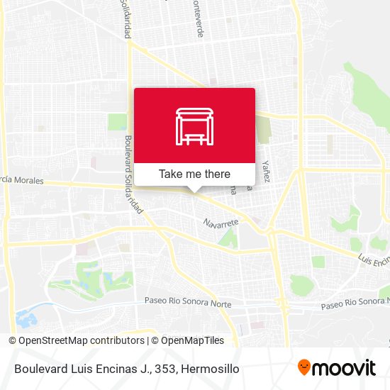 Mapa de Boulevard Luis Encinas J., 353