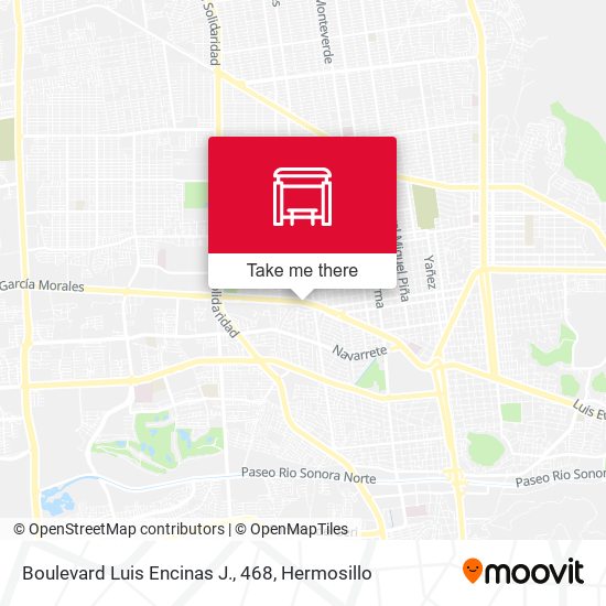 Mapa de Boulevard Luis Encinas J., 468