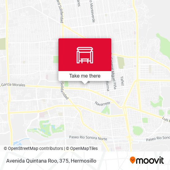 Avenida Quintana Roo, 375 map