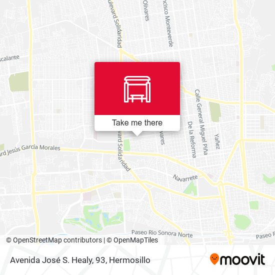 Avenida José S. Healy, 93 map