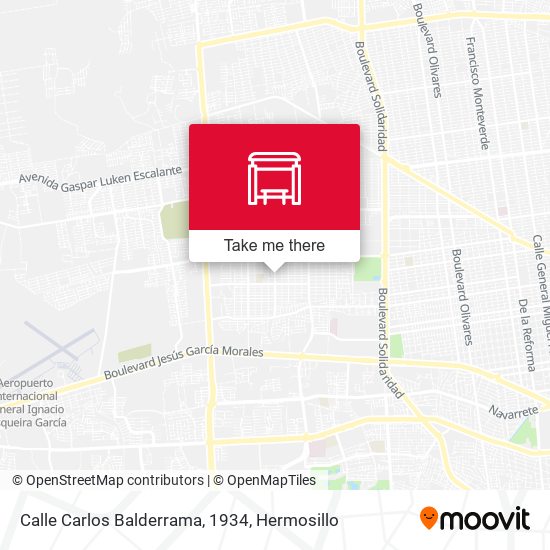 Mapa de Calle Carlos Balderrama, 1934