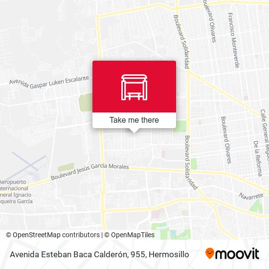 Avenida Esteban Baca Calderón, 955 map