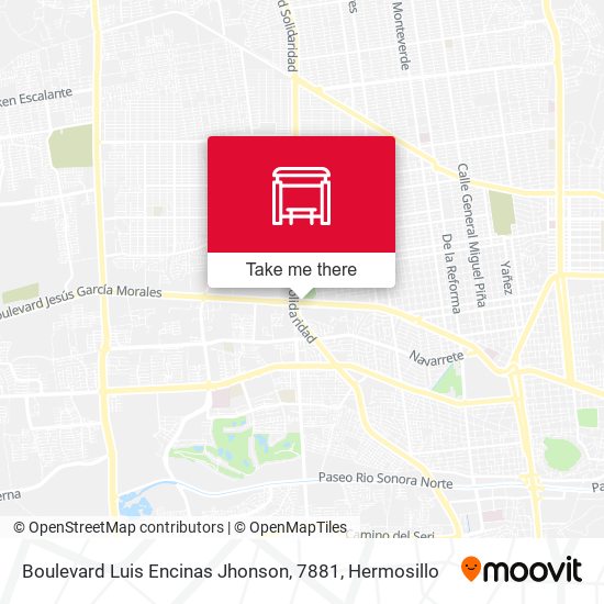 Boulevard Luis Encinas Jhonson, 7881 map