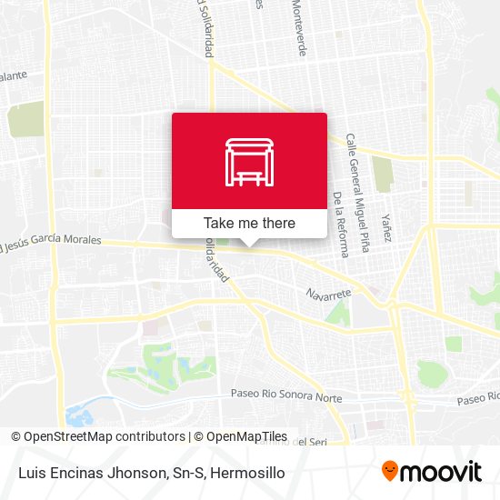 Luis Encinas Jhonson, Sn-S map