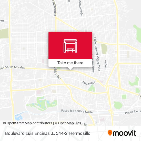 Mapa de Boulevard Luis Encinas J., 544-S