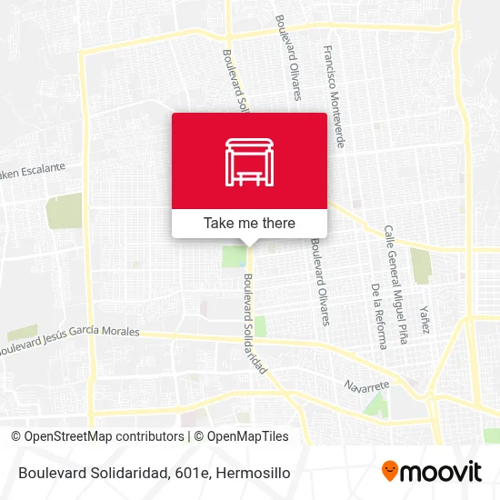 Boulevard Solidaridad, 601e map