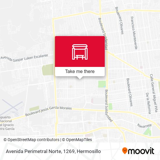 Avenida Perimetral Norte, 1269 map