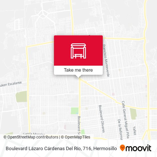 Boulevard Lázaro Cárdenas Del Río, 716 map