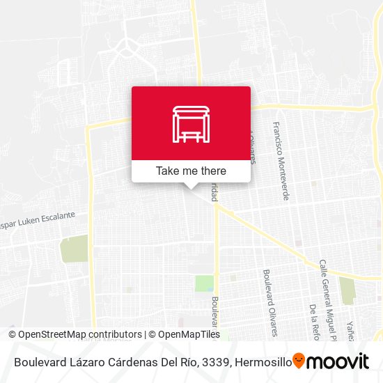 Mapa de Boulevard Lázaro Cárdenas Del Río, 3339