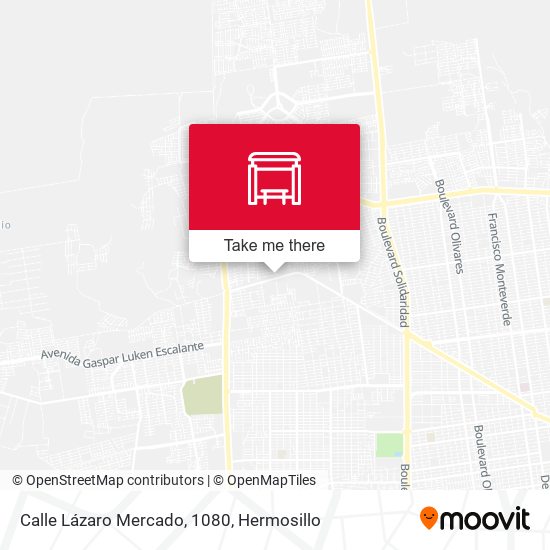 Calle Lázaro Mercado, 1080 map
