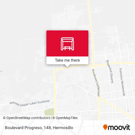 Boulevard Progreso, 148 map