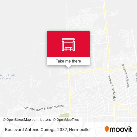 Mapa de Boulevard Antonio Quiroga, 2387