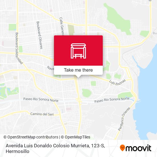 Mapa de Avenida Luis Donaldo Colosio Murrieta, 123-S