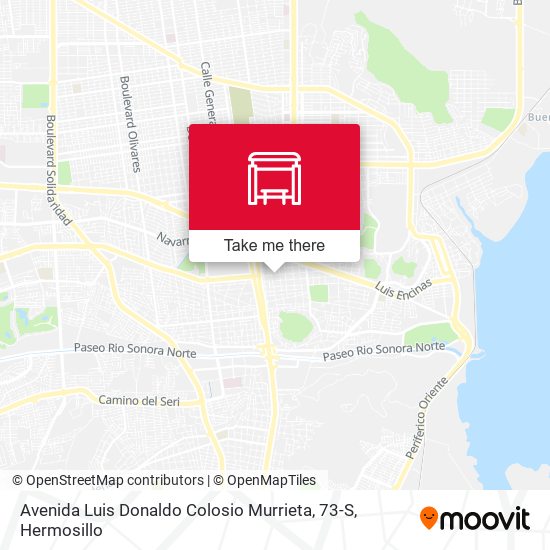 Mapa de Avenida Luis Donaldo Colosio Murrieta, 73-S
