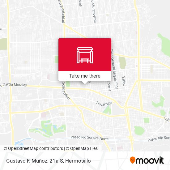 Gustavo F. Muñoz, 21a-S map