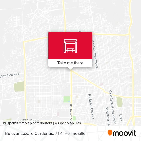Bulevar Lázaro Cárdenas, 714 map
