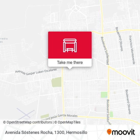 Avenida Sóstenes Rocha, 1300 map