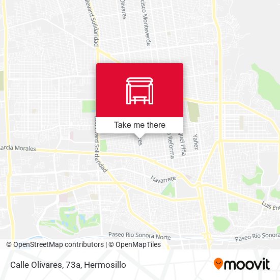 Mapa de Calle Olivares, 73a