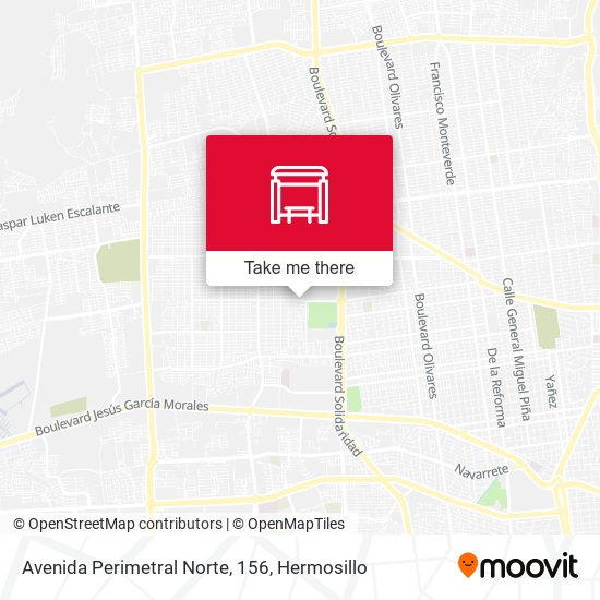 Avenida Perimetral Norte, 156 map