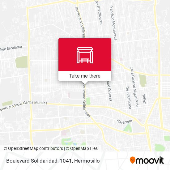 Boulevard Solidaridad, 1041 map