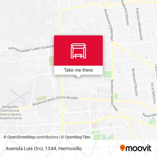 Avenida Luis Orcí, 1344 map