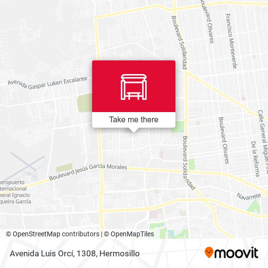 Avenida Luis Orcí, 1308 map