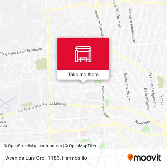Avenida Luis Orcí, 1183 map