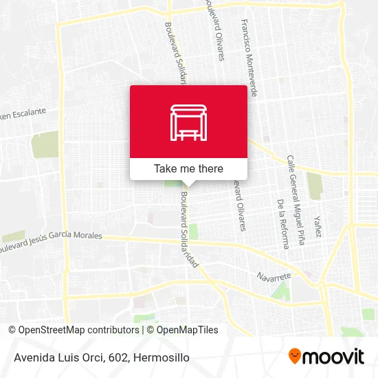 Avenida Luis Orci, 602 map