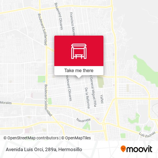 Avenida Luis Orci, 289a map