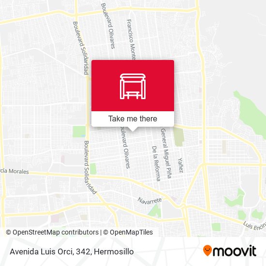 Mapa de Avenida Luis Orci, 342