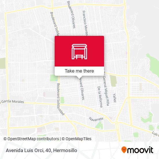 Avenida Luis Orci, 40 map