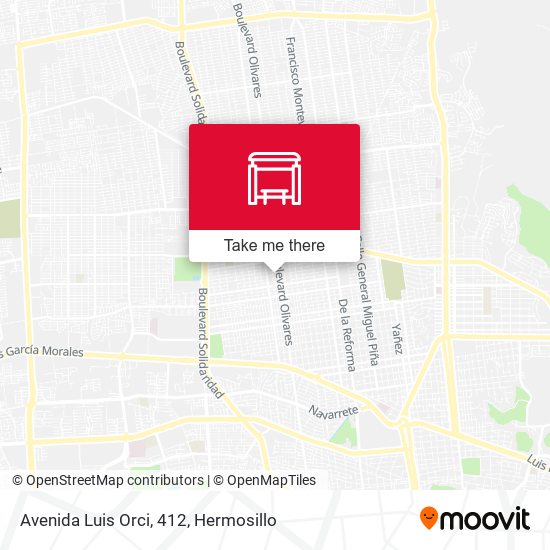 Avenida Luis Orci, 412 map