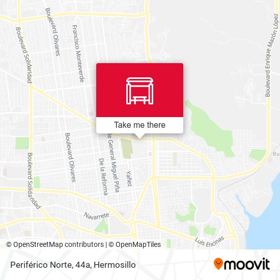 Periférico Norte, 44a map