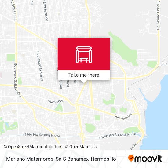 Mapa de Mariano Matamoros, Sn-S Banamex