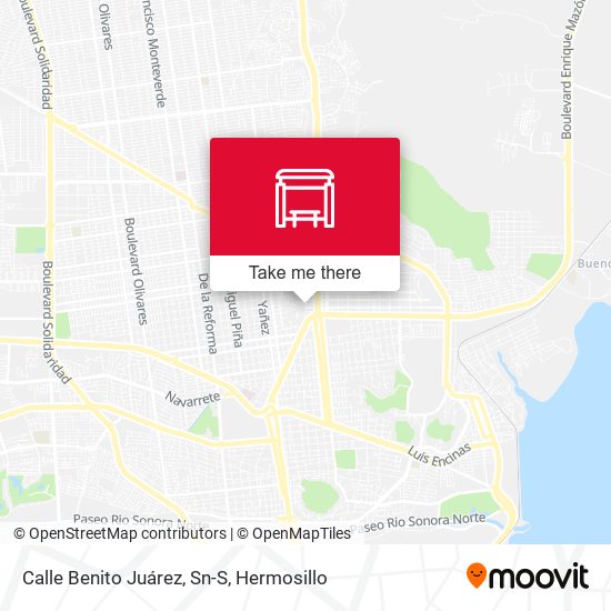 Calle Benito Juárez, Sn-S map