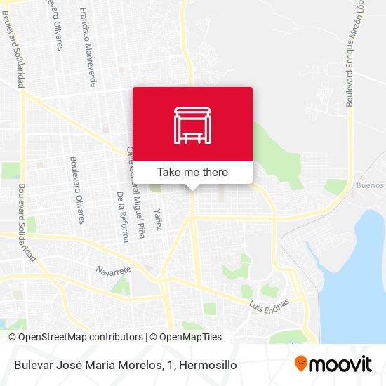 Bulevar José María Morelos, 1 map
