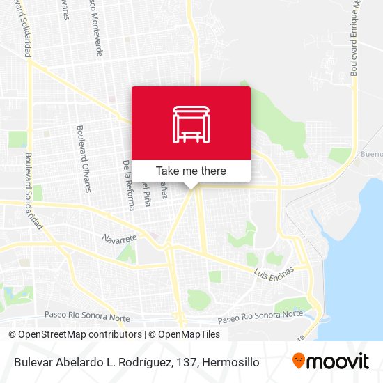 Bulevar Abelardo L. Rodríguez, 137 map