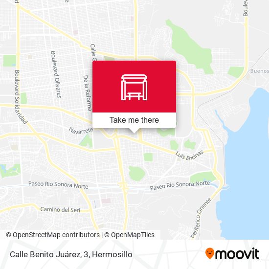 Calle Benito Juárez, 3 map