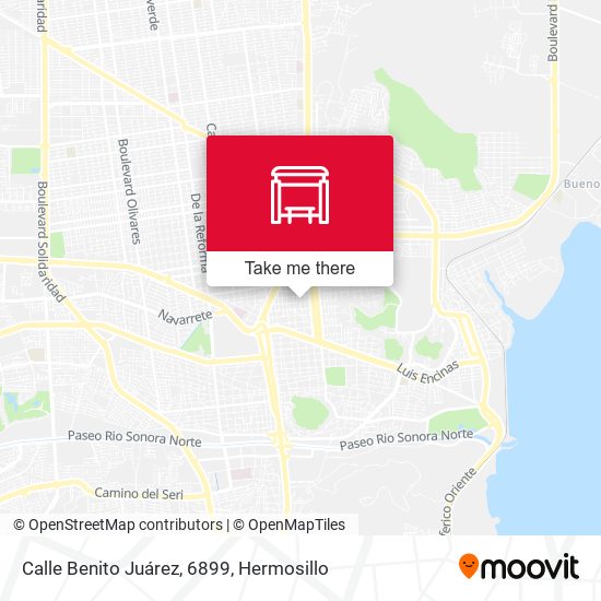 Calle Benito Juárez, 6899 map