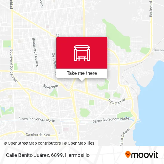 Calle Benito Juárez, 6899 map