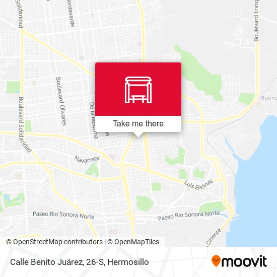 Calle Benito Juárez, 26-S map